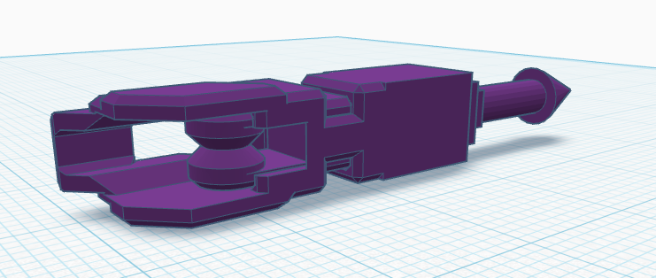 Dummy 13 Shockwave G1 arm gun
