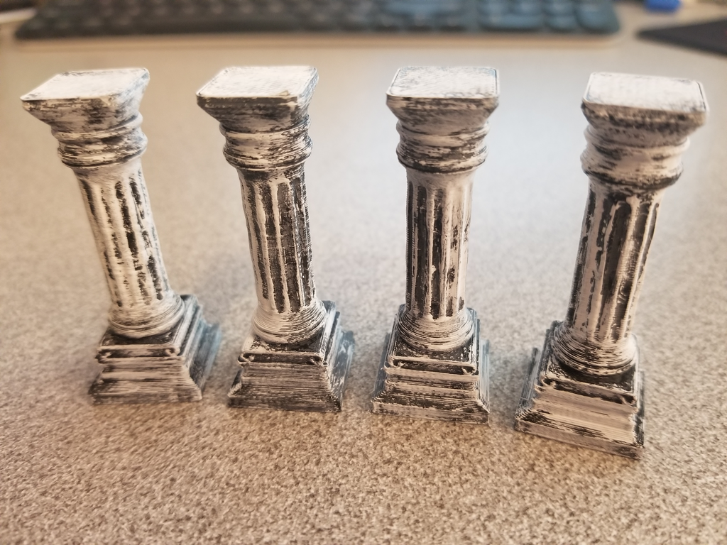 Modified Doric Column for Gloomhaven and other games