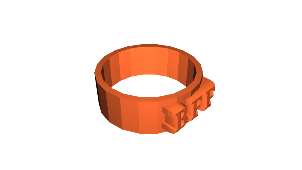 BFF RING by Vojta Skrček | Download free STL model | Printables.com