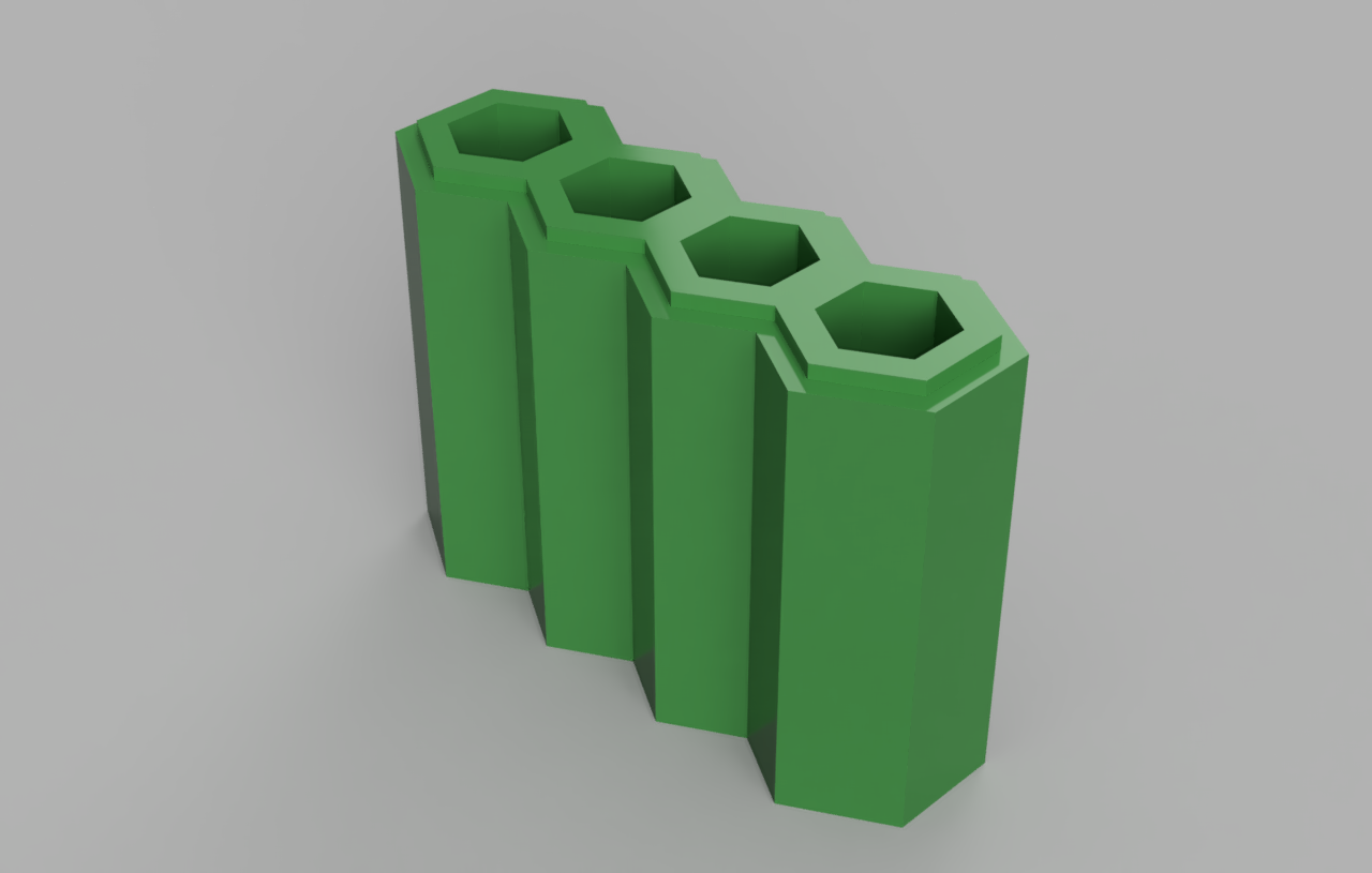 Stackable AAA Battery Holder