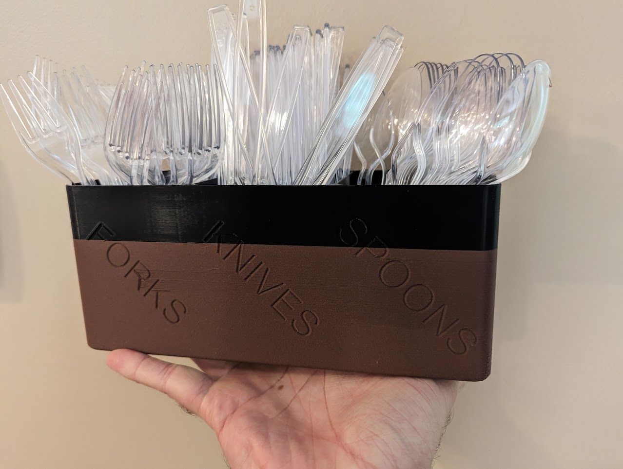 Forks Knives Spoons Utensil Holder by Serentos Download free STL