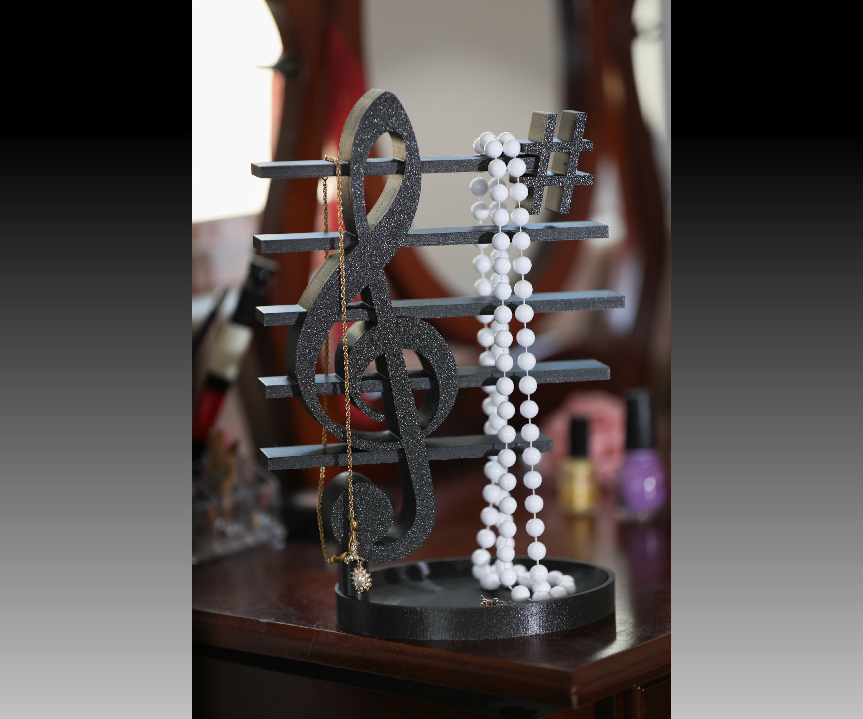 Treble Clef Headphone Stand By Theamzngq Download Free Stl Model