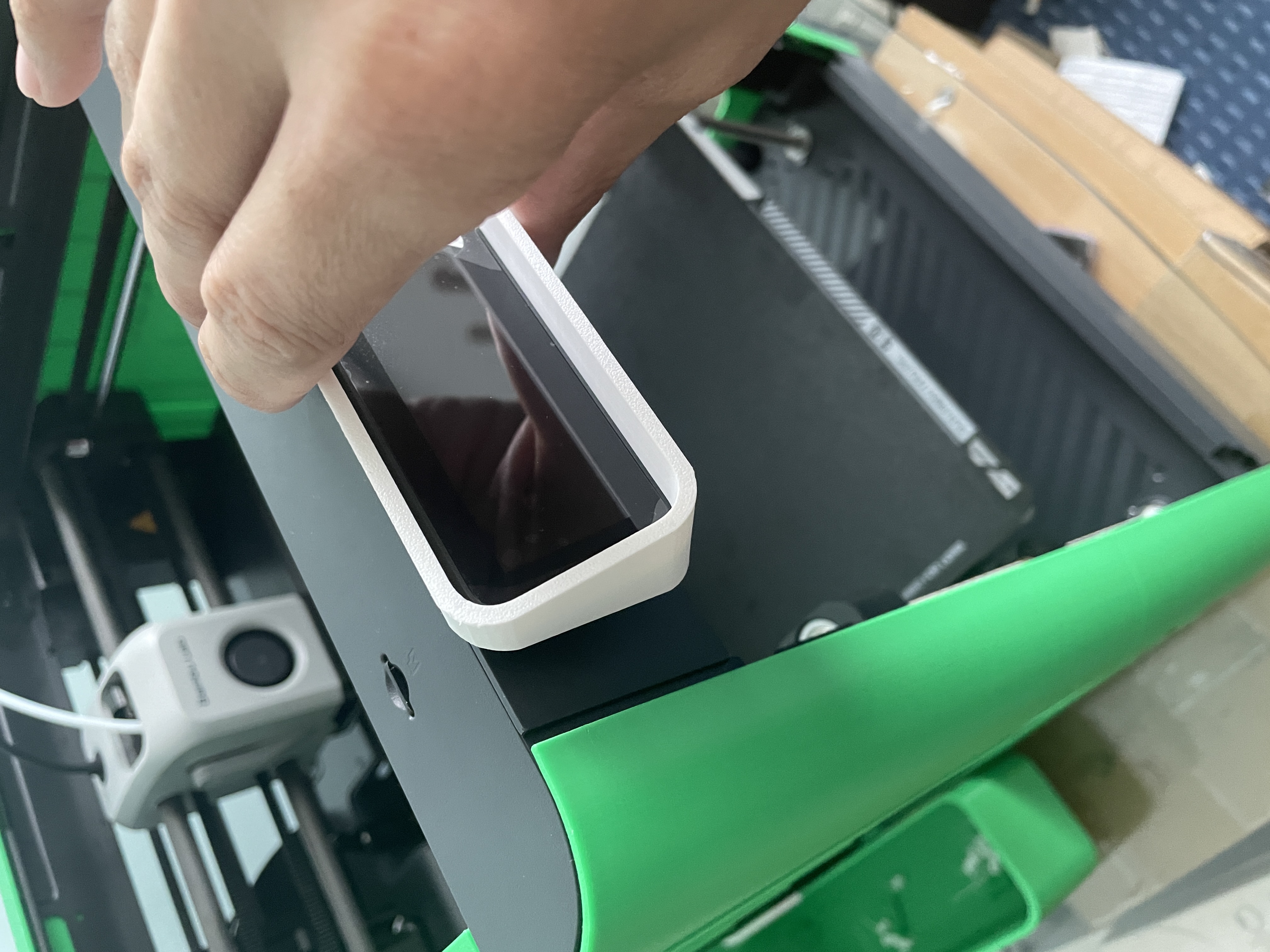 P1P control bezel 3D model thumbnail