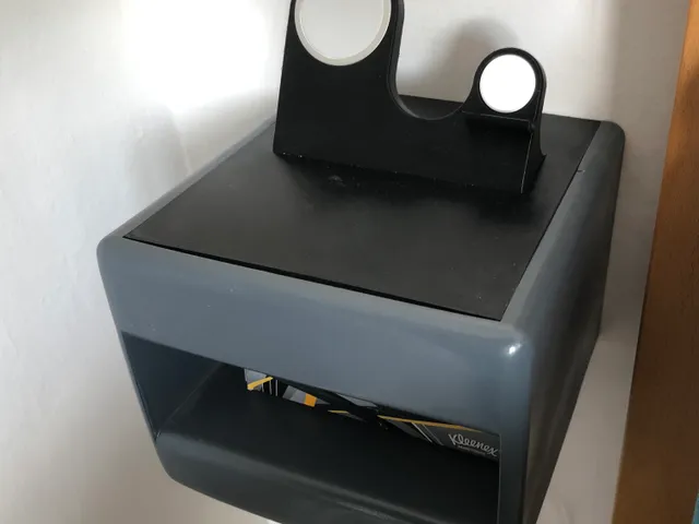 Modular wireless charging bedside shelf