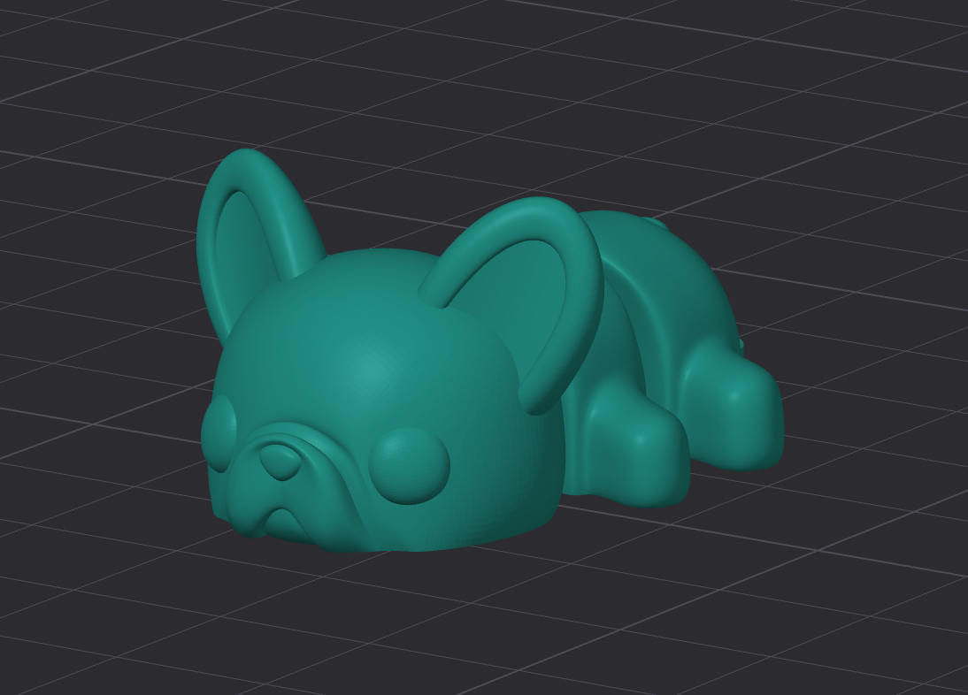 Articulated French Bulldog - keychain