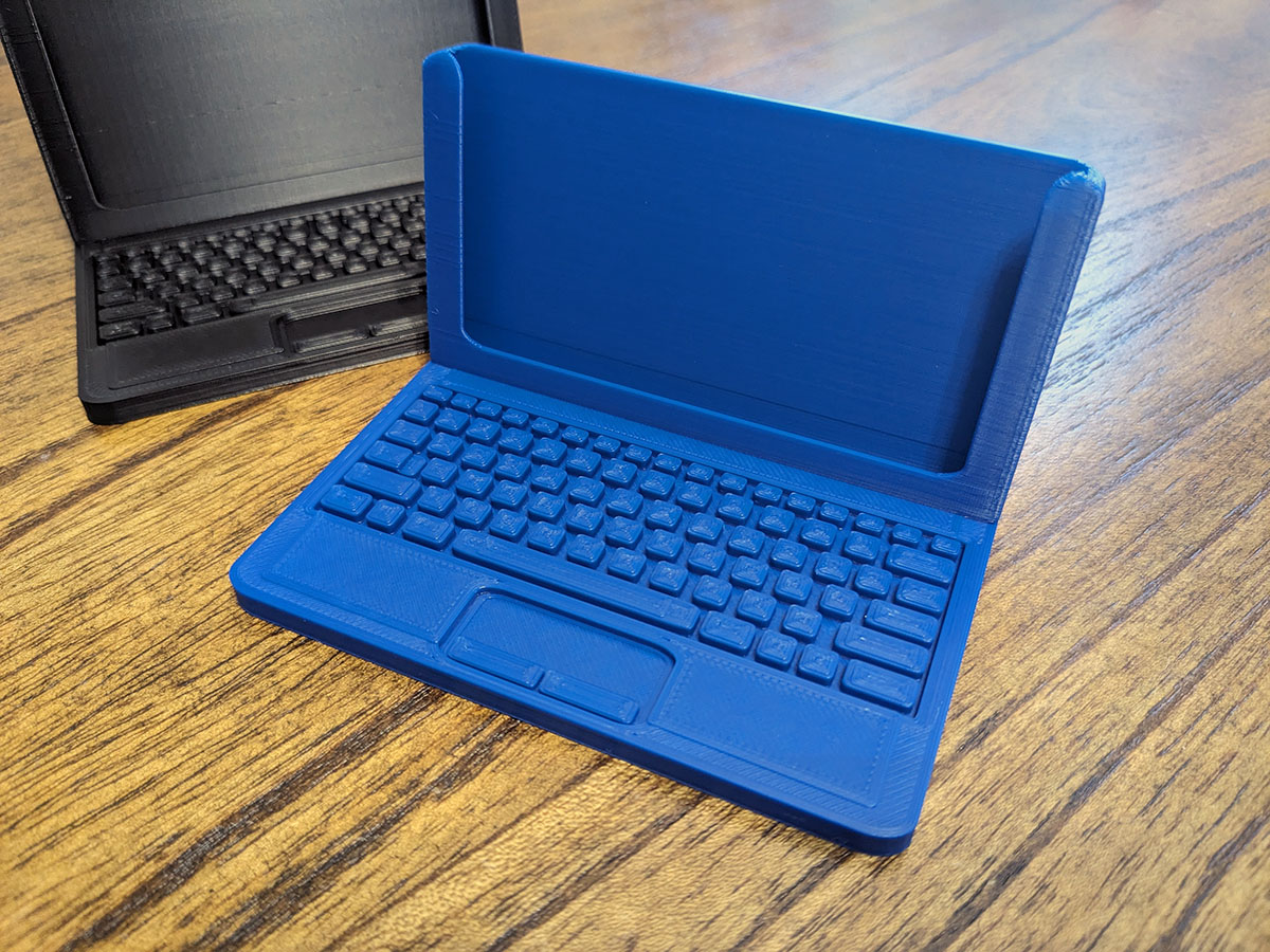 Laptop Business Card Holder