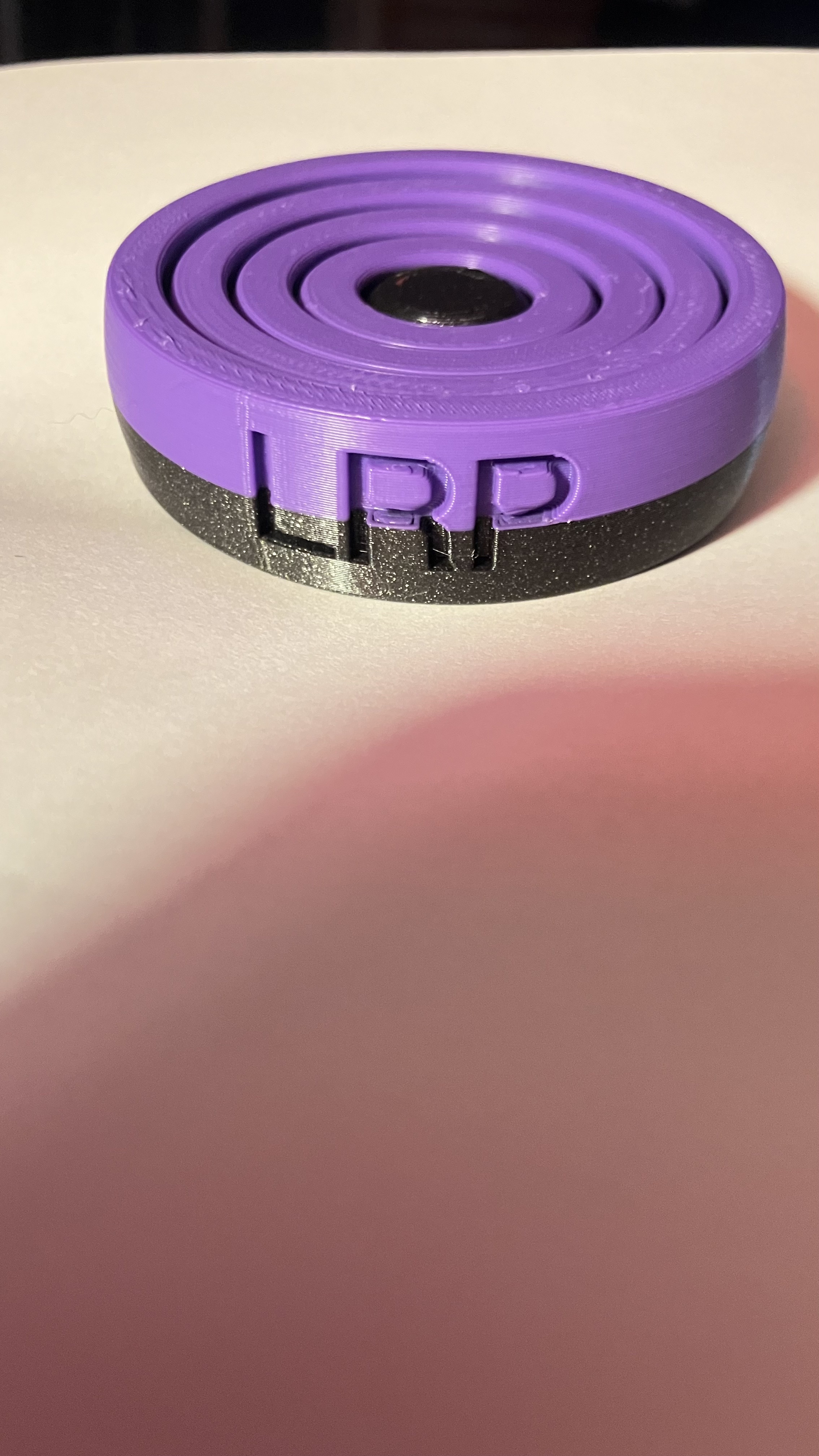 Miniatura 2 do modelo 3D Example Custom Text Rotating Rings