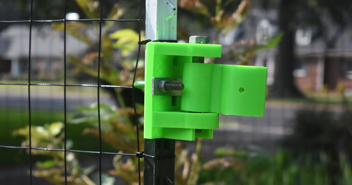 TPost Hinge Support & Hinge by Trekking Download free STL model