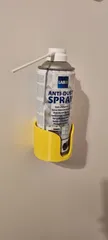 Spray bottle holder, Works with screws and double sided tape