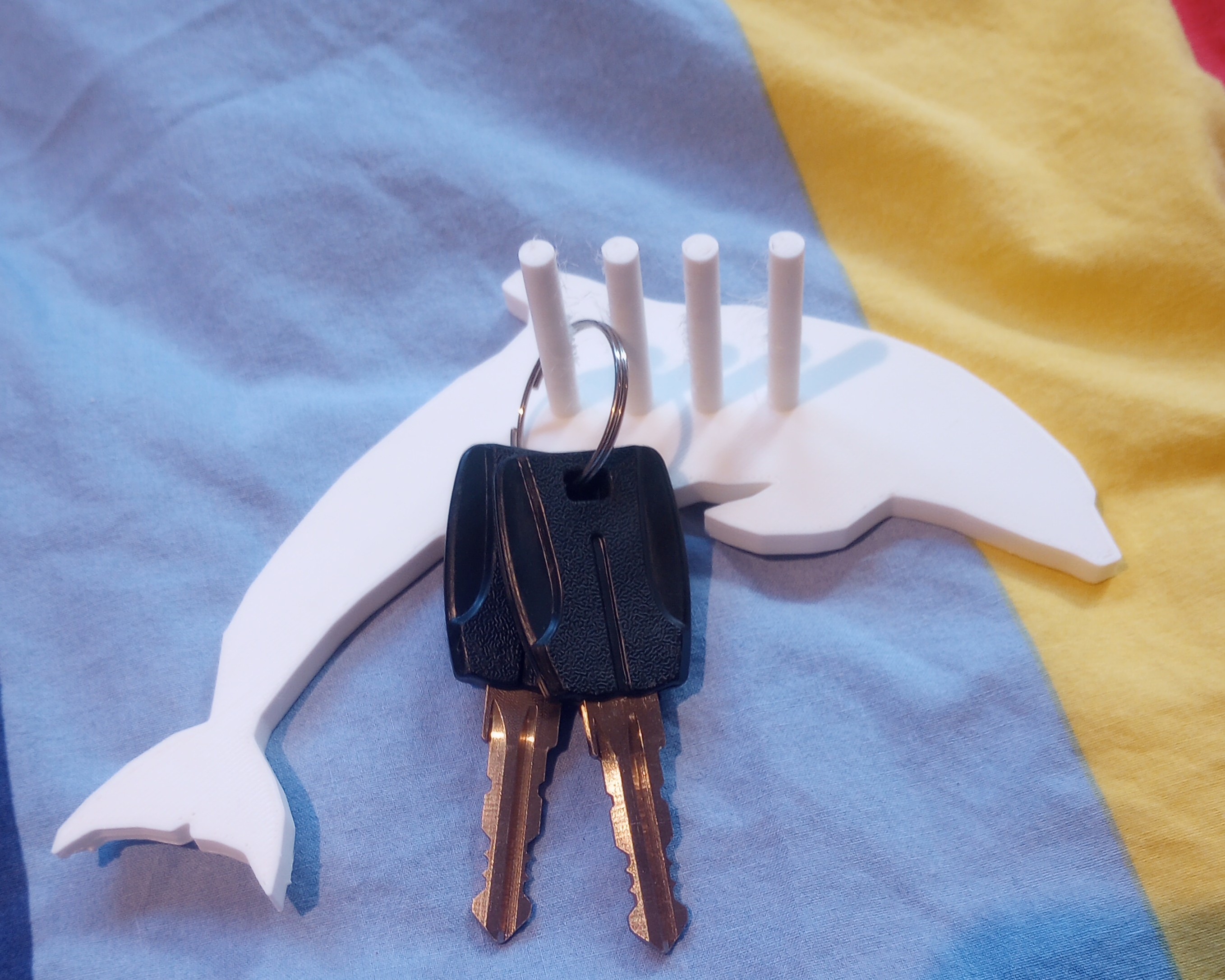 Dolphin Key Chain and Key Holder