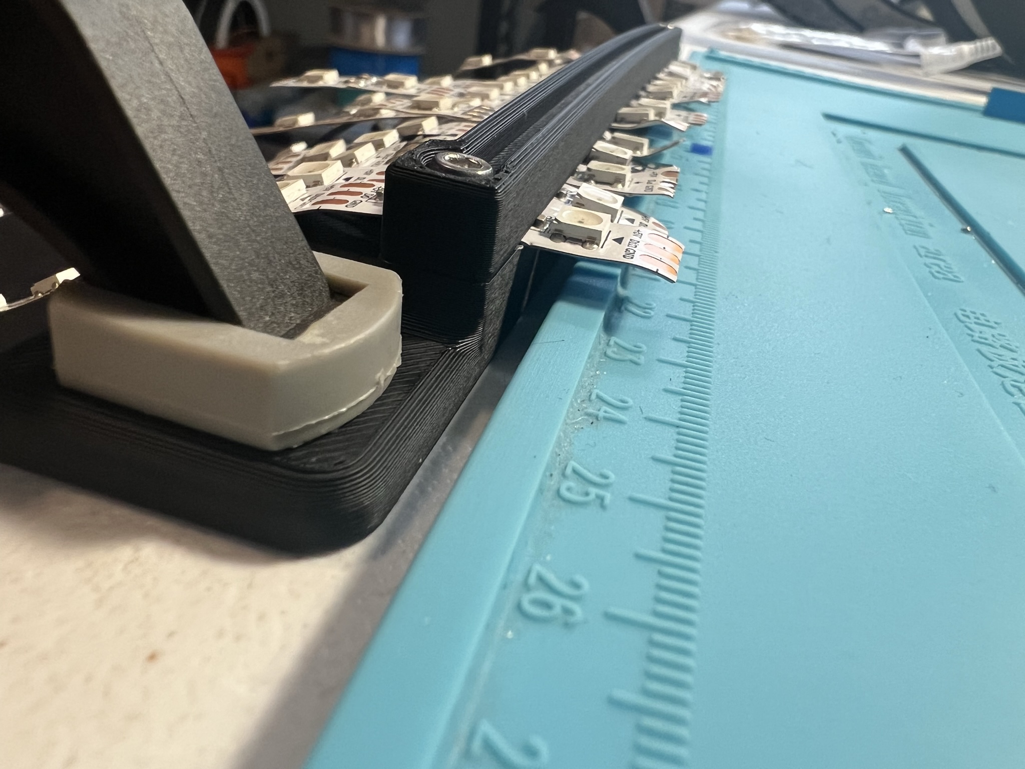 LED strip solder helper