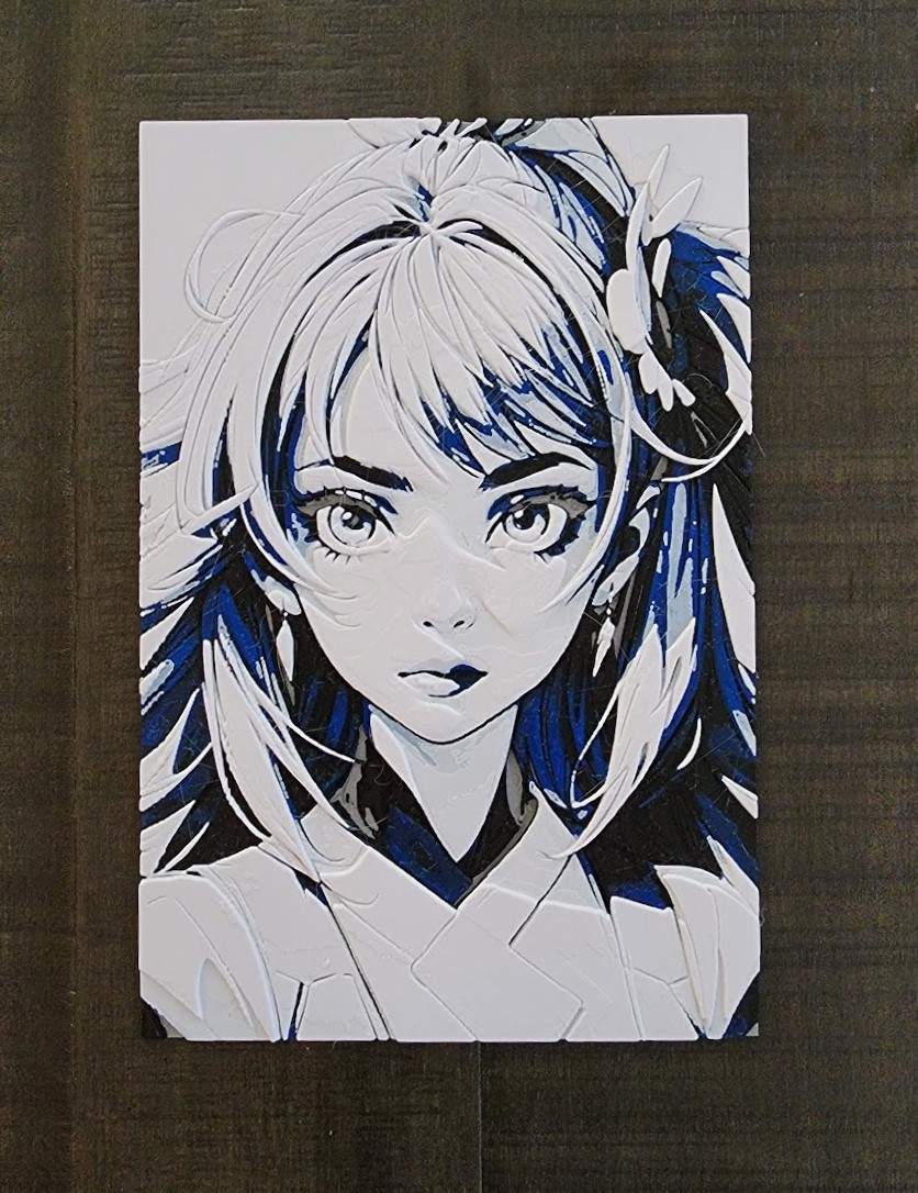 Hueforge Anime Woman