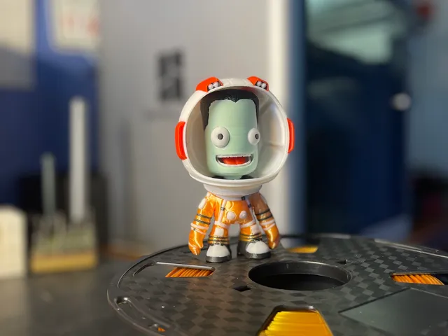 Multicolor Kerbal from Kerbal Space Program for Bambu lab AMS