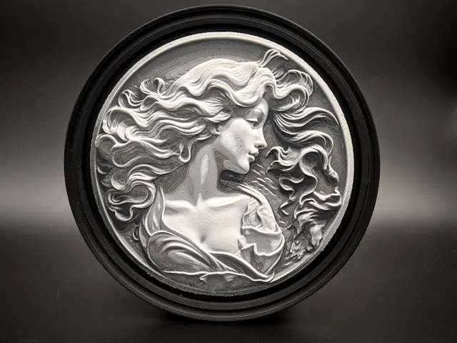 Round Frame for Filament Paintings