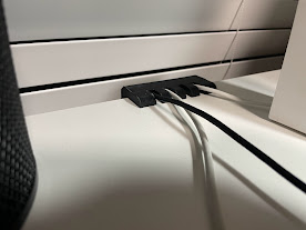 Simple Desk Cable Holder