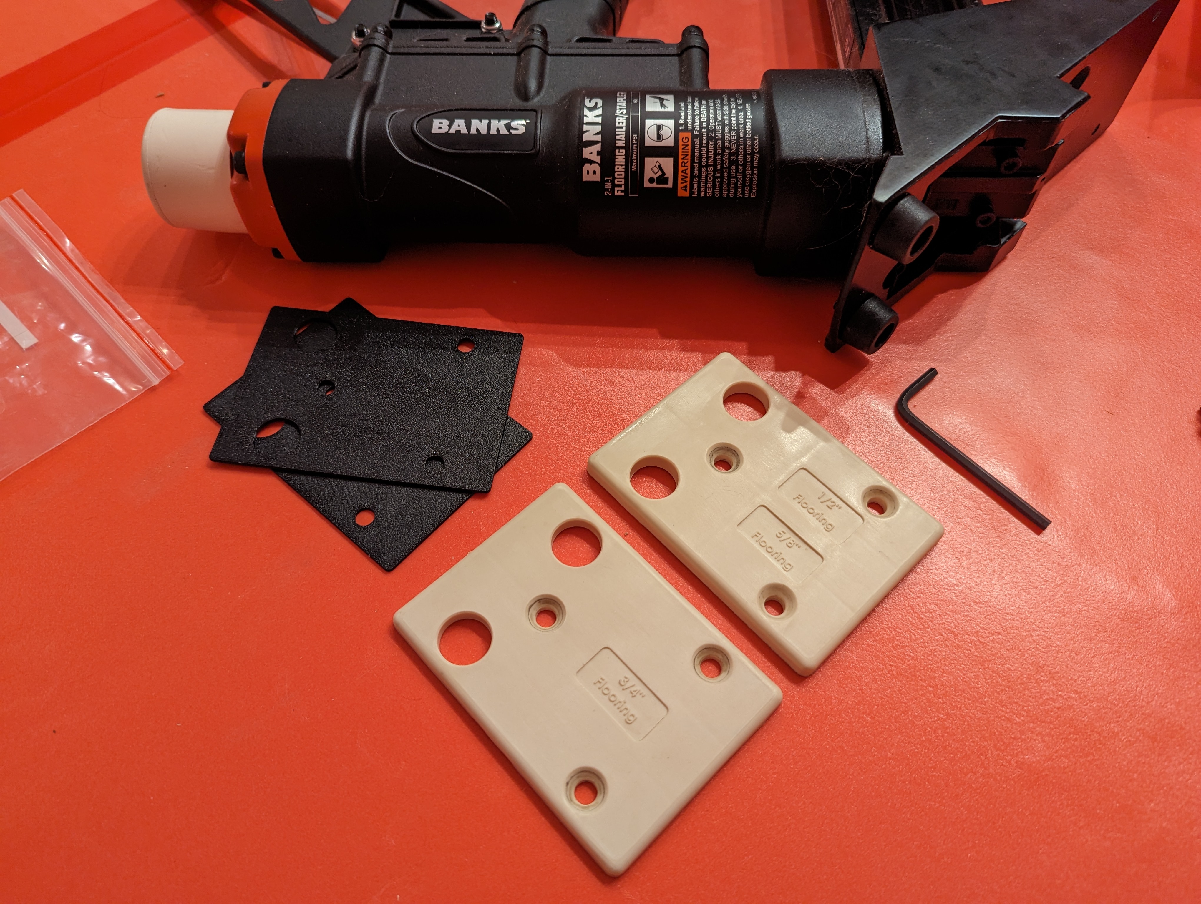 Banks Flooring Nailer / Stapler Adjustment Base Plate