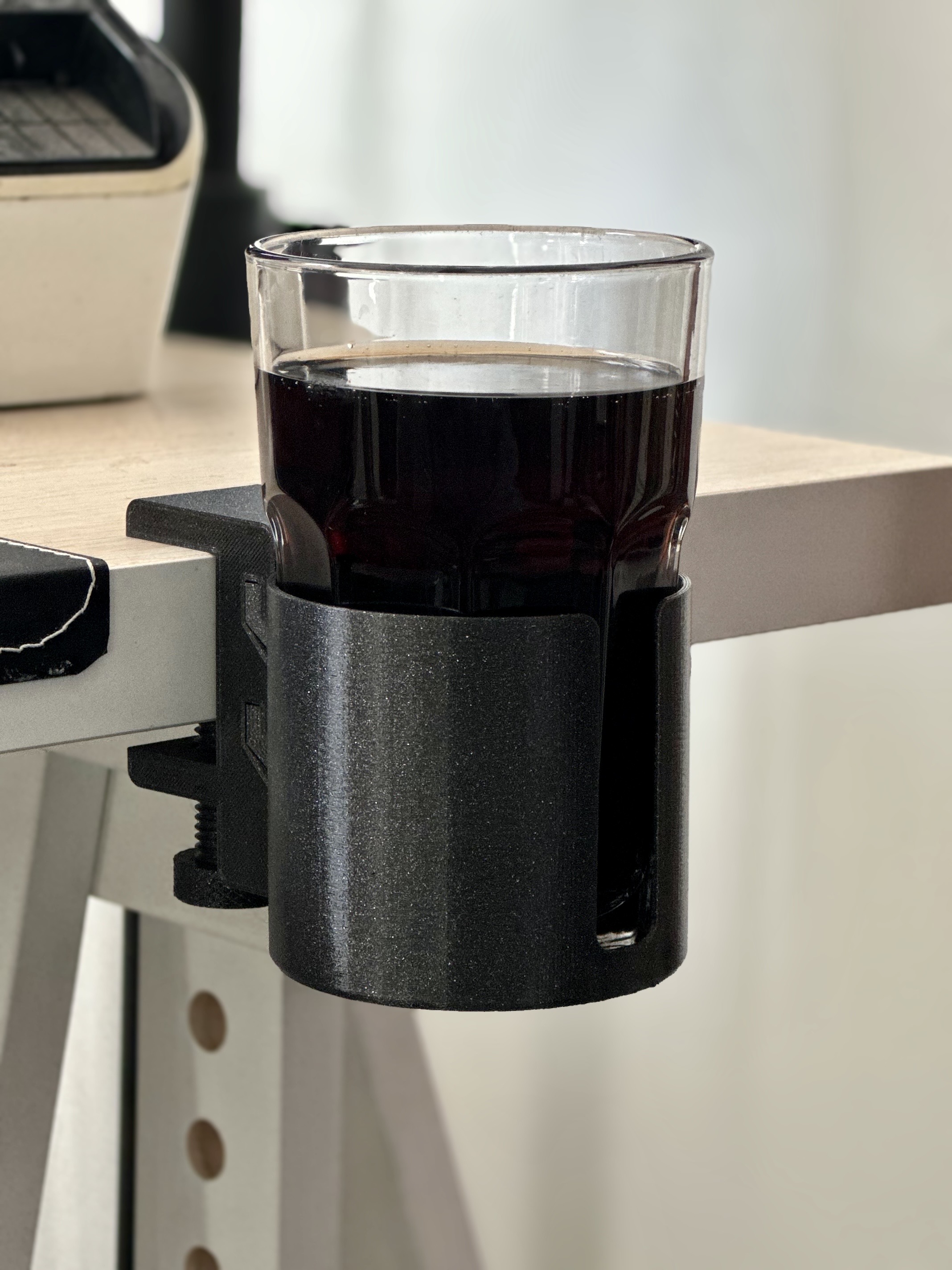 Table Clamp Drink Bottle Holder + 10mm Clamp