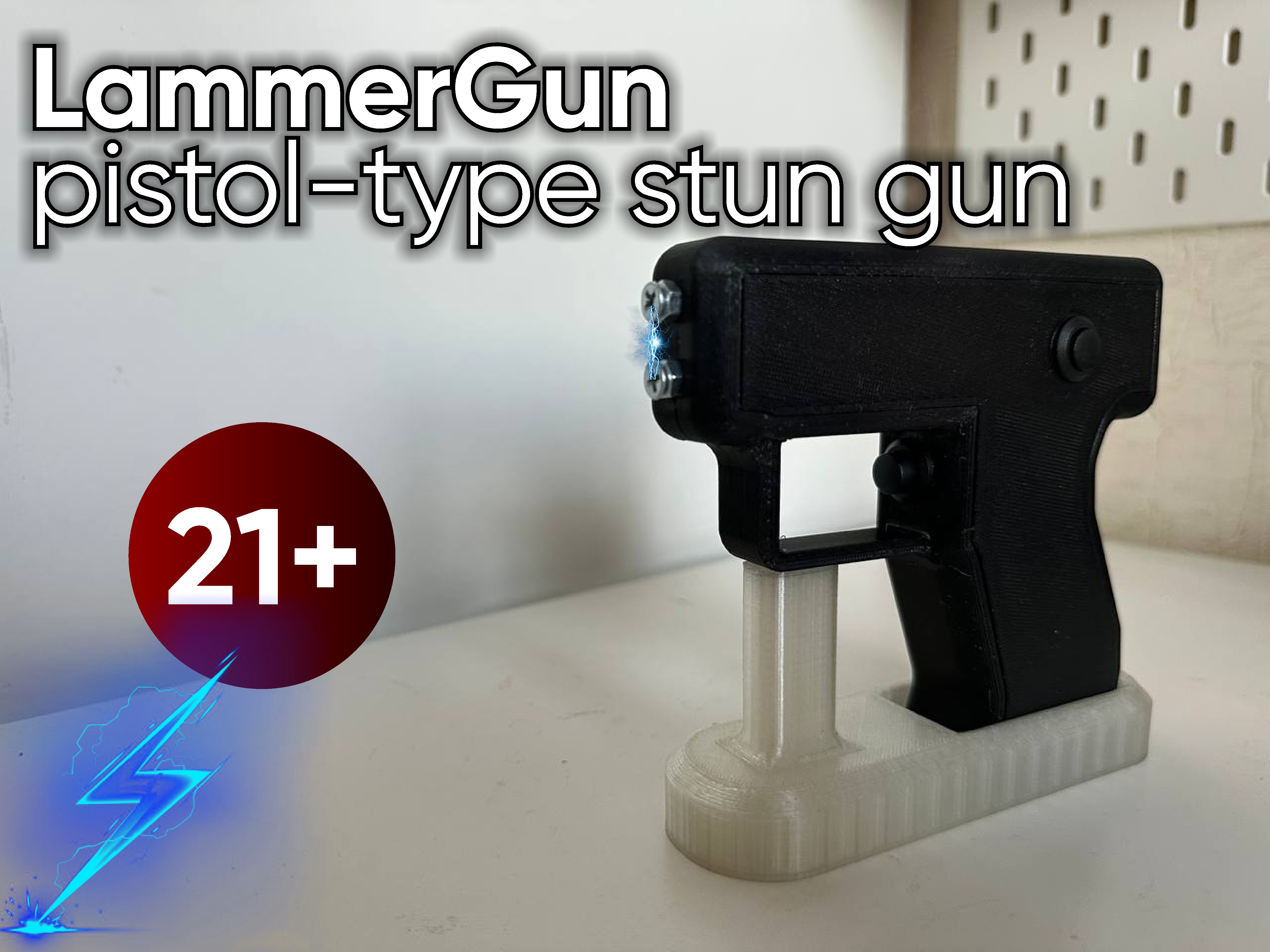 Pistol-Type Stun Gun - LammerGun