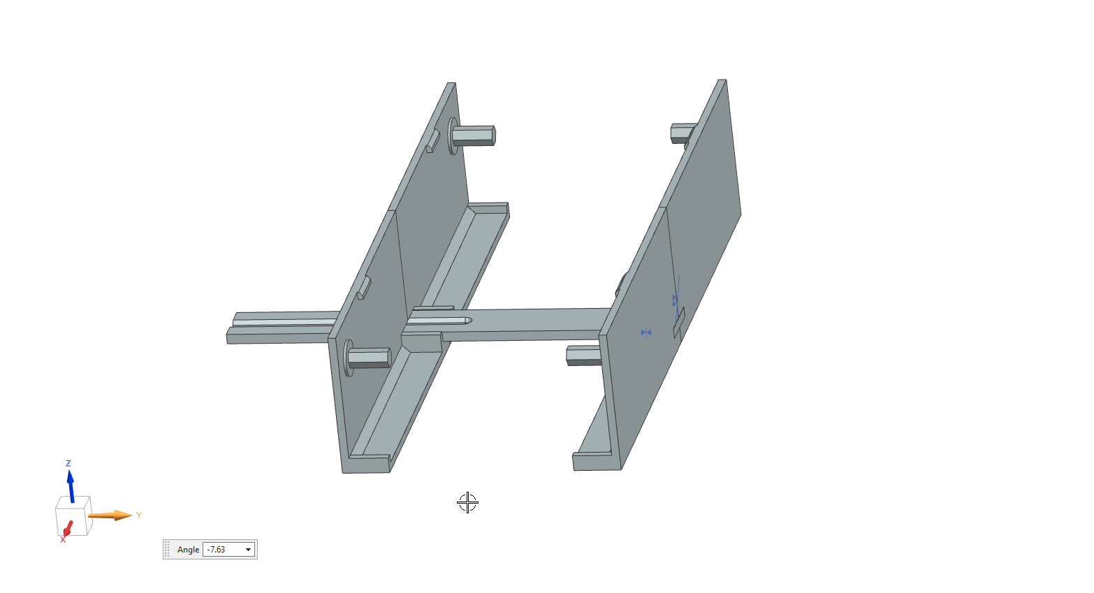 Miniatura 2 do modelo 3D Filament Spool Holder, width adjustable
