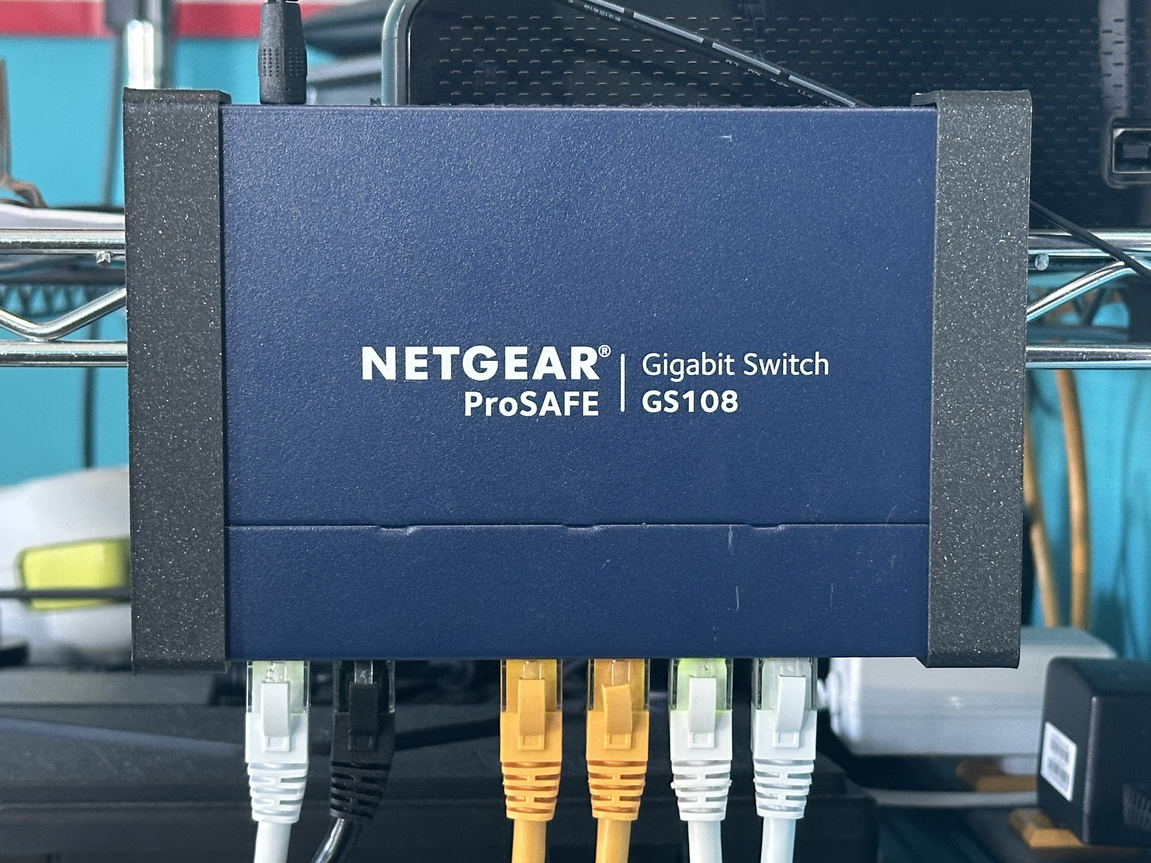 Netgear Switch shelf clips