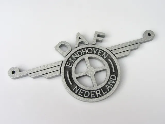 DAF vintage logo emblem (OpenSCAD)