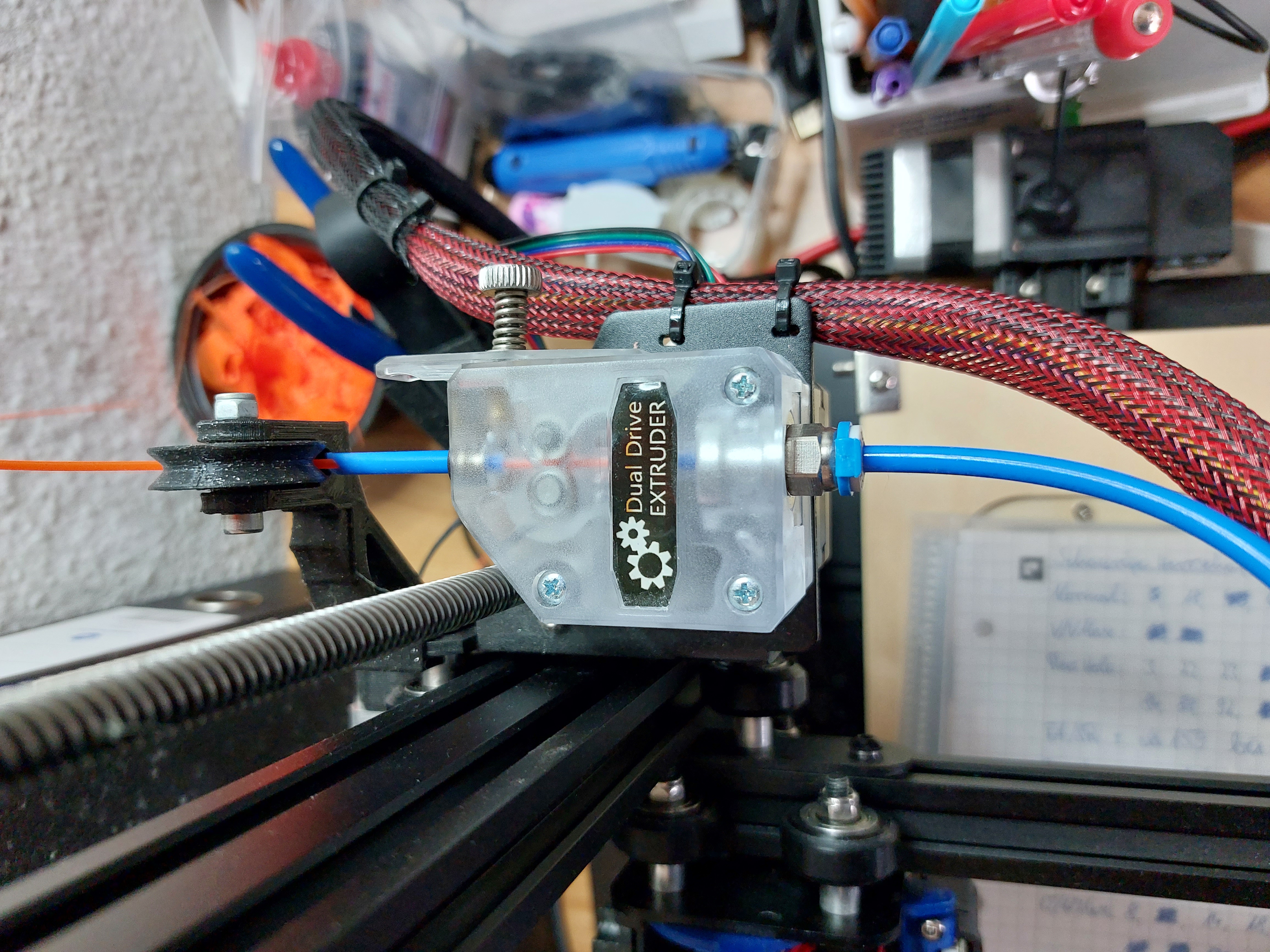 Ender 2 Pro Filamentguide für BMG clone
