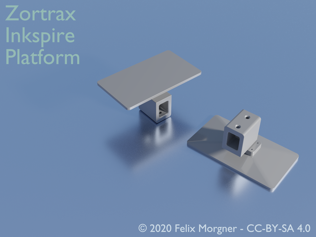Zortrax Inkspire Print Platform