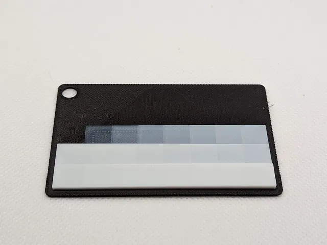20 Step Color Swatch For Hueforge w/ 7mm Hole
