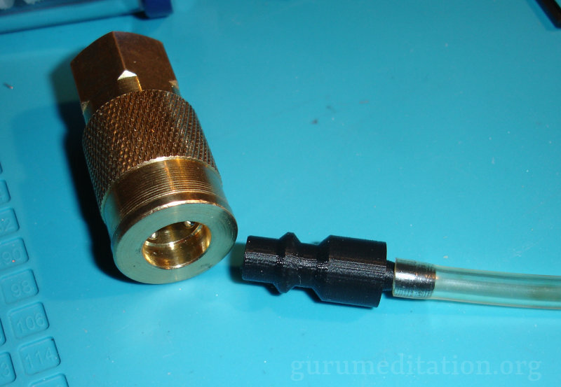 NPT Industrial QuickDisconnect to lowpressure tube adapters by