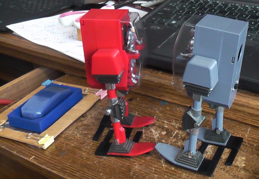 Miniatura 2 do modelo 3D Walking Robot Machine 2