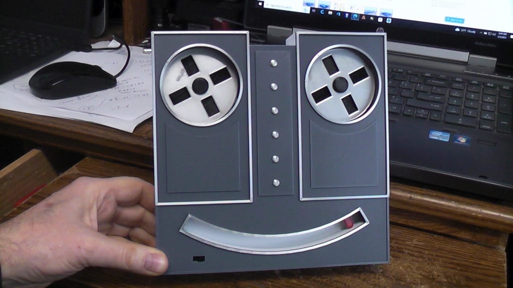 3D background "mechanical" display for your collection.