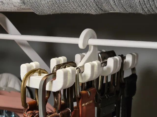 Belt Organizer Hanger (6 or 8 belts)