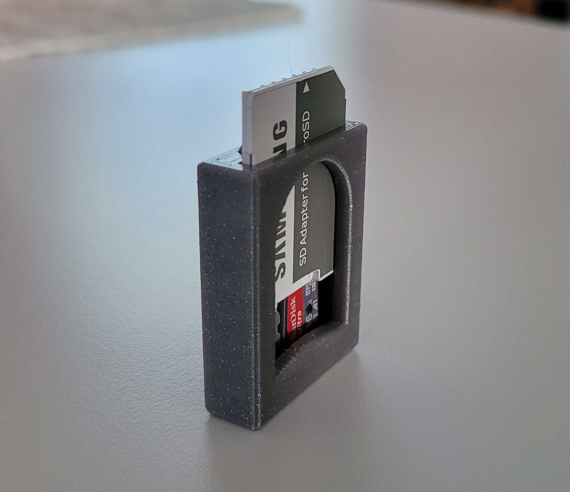 Compact Micro SD Card and Adaptor Keychain Fob (*FIXED*)