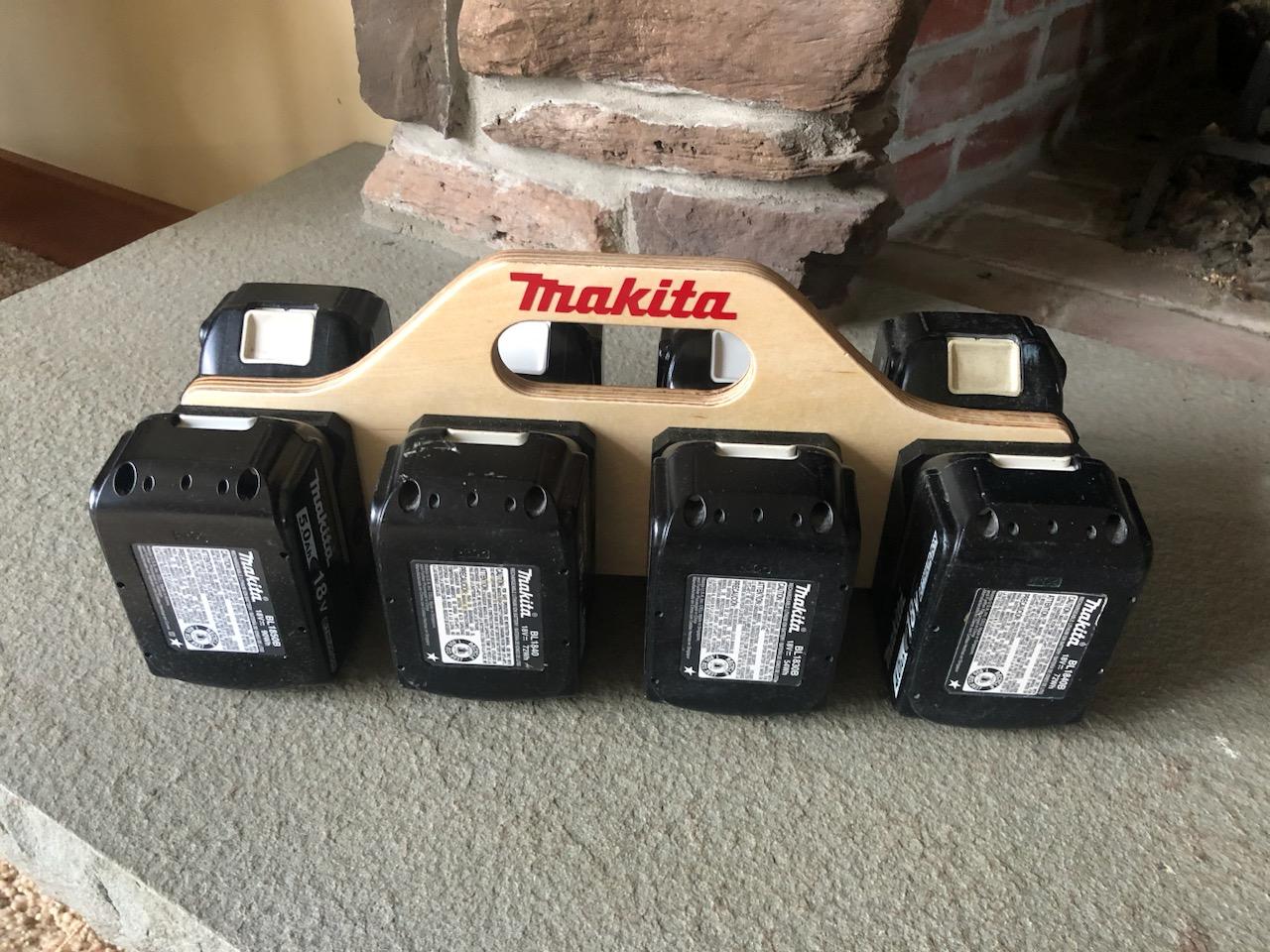 Rugged Makita Battery Holder by Kusz Download free STL model