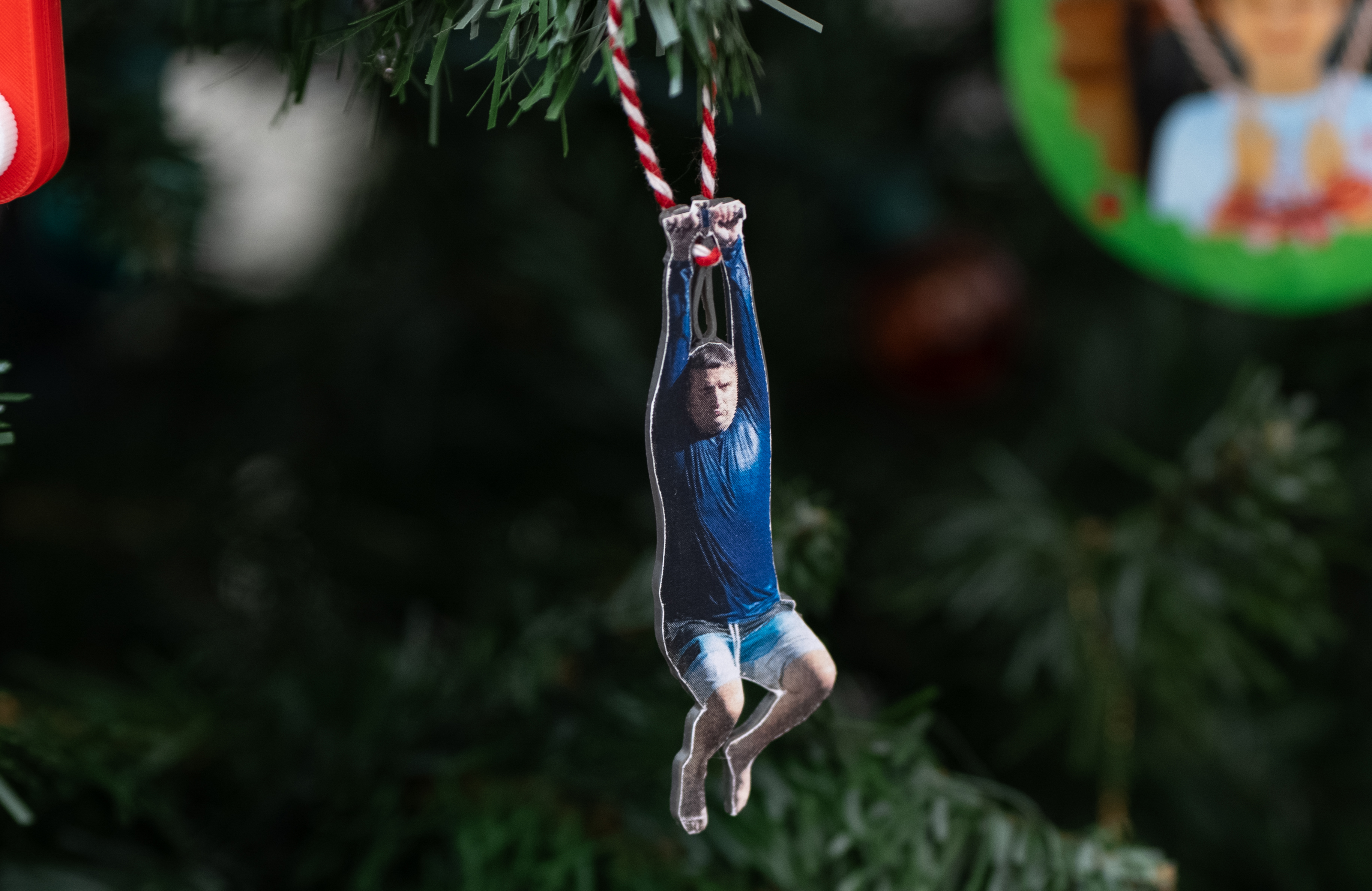 Think You Should Leave Zip Line Christmas Ornament