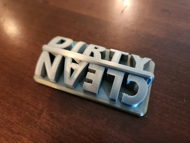 Dirty/Clean Dishwasher Sign