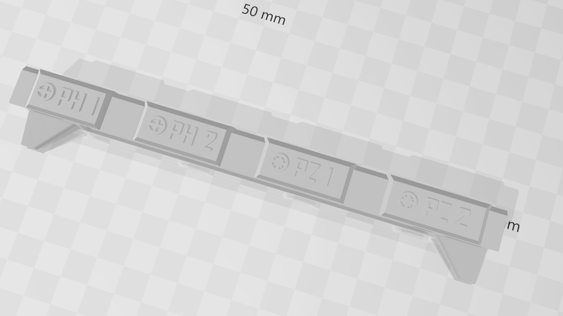 IKEA SKÅDIS TOP MOUNT FOR WERA SCREW DRIVER PH 1,2 and PZ 1,2