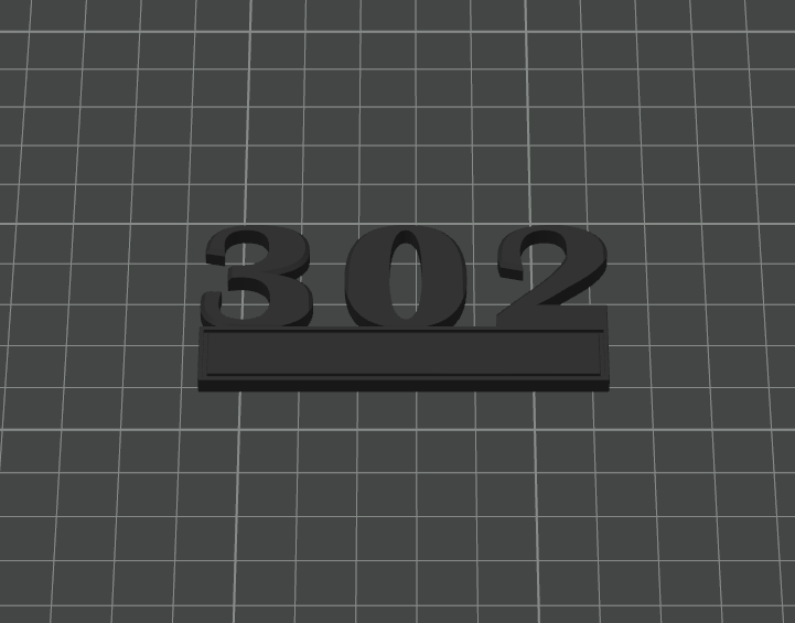 302 Badge Custom Text