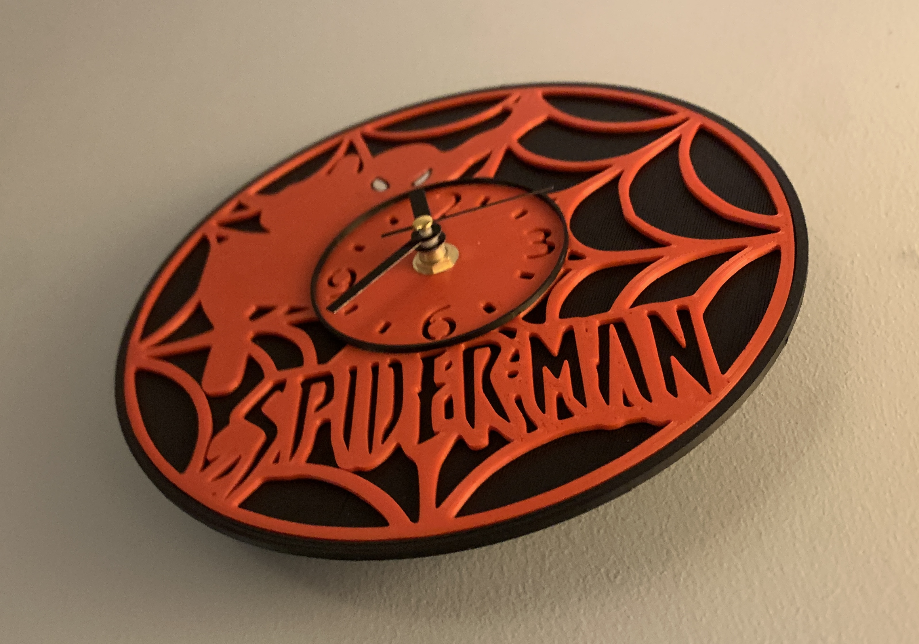 Miniatura 3 do modelo 3D Spiderman Wall Clock - Remix2