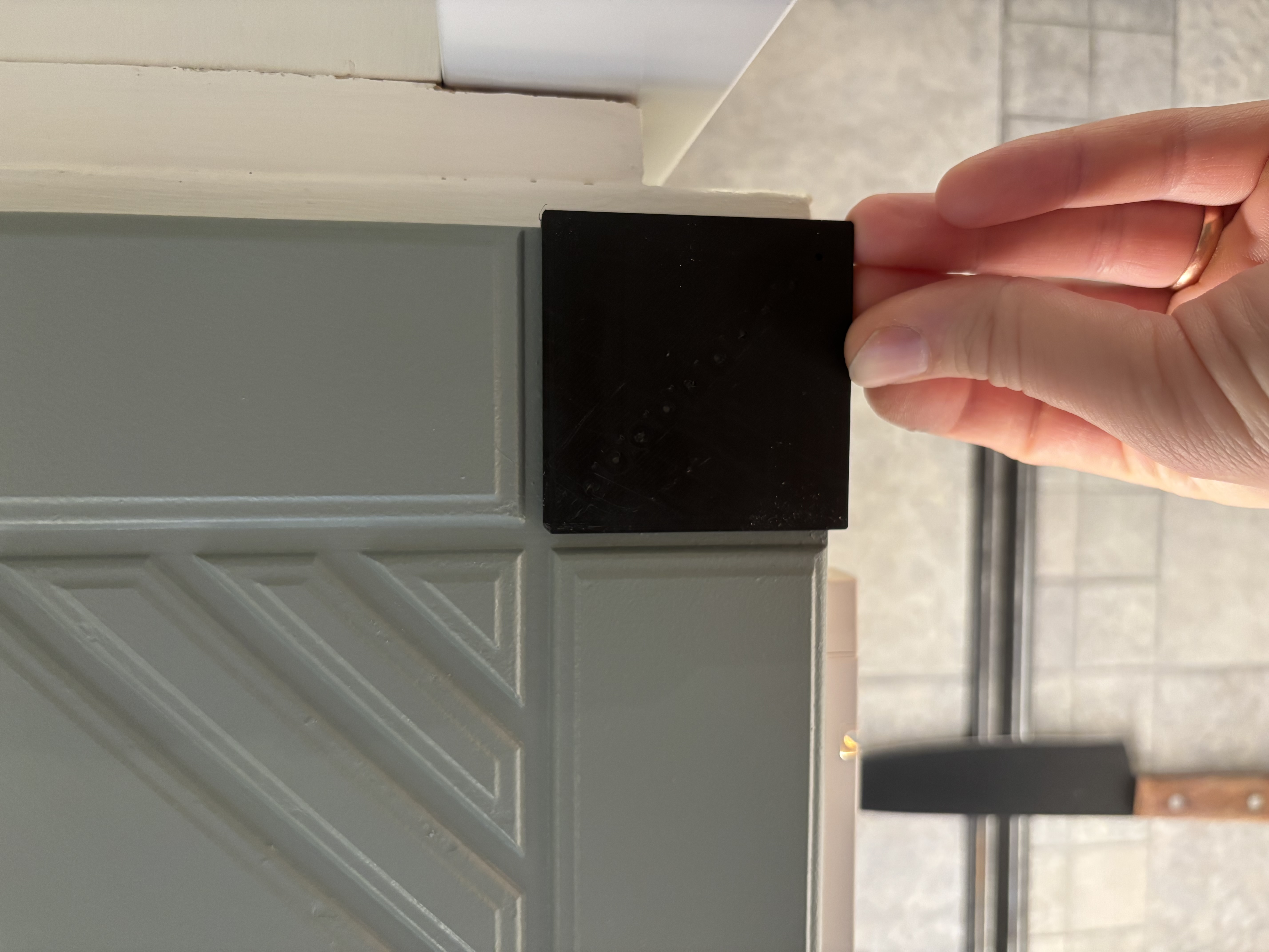 Cabinet knob jig