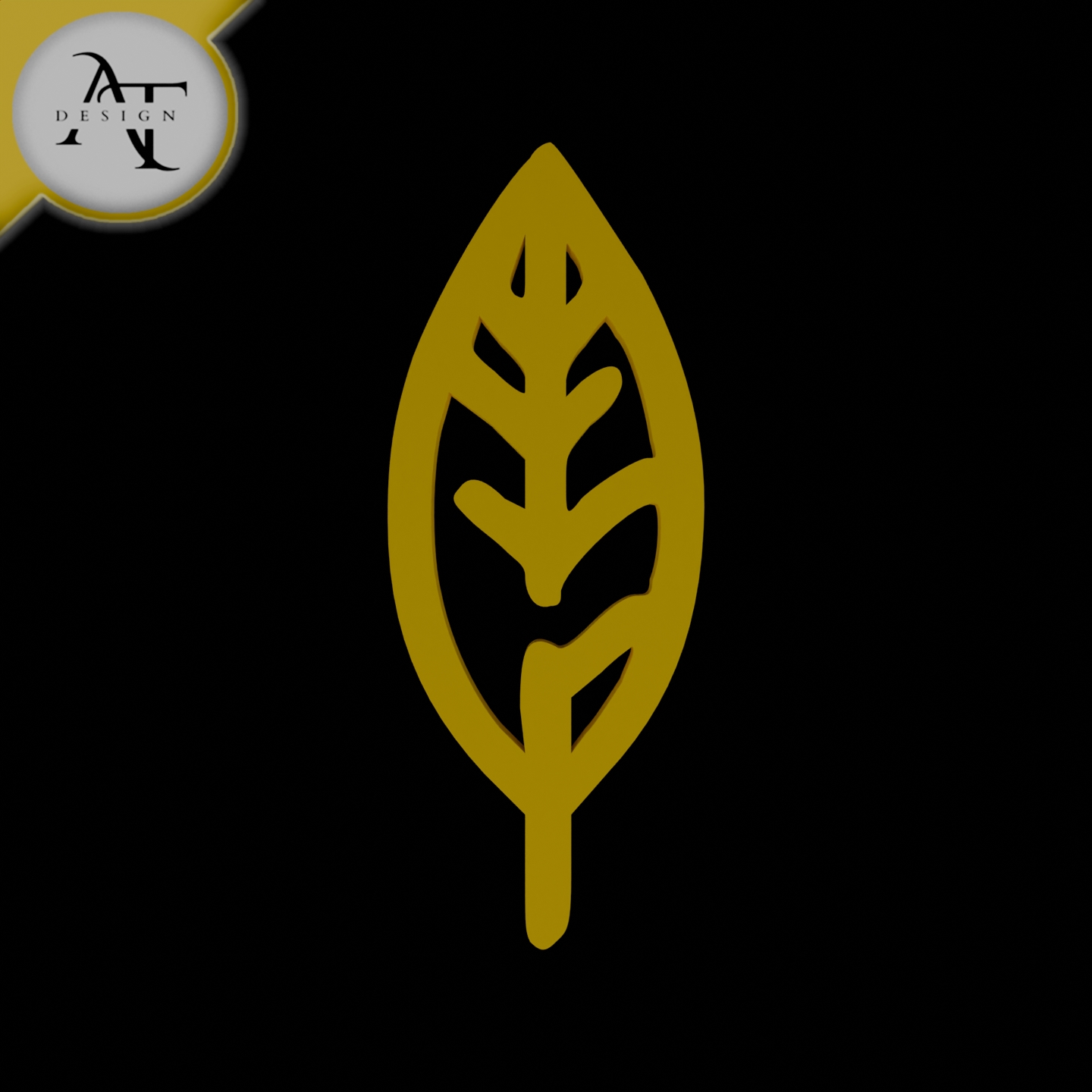 Simple Leaf Symbol - 2D Art