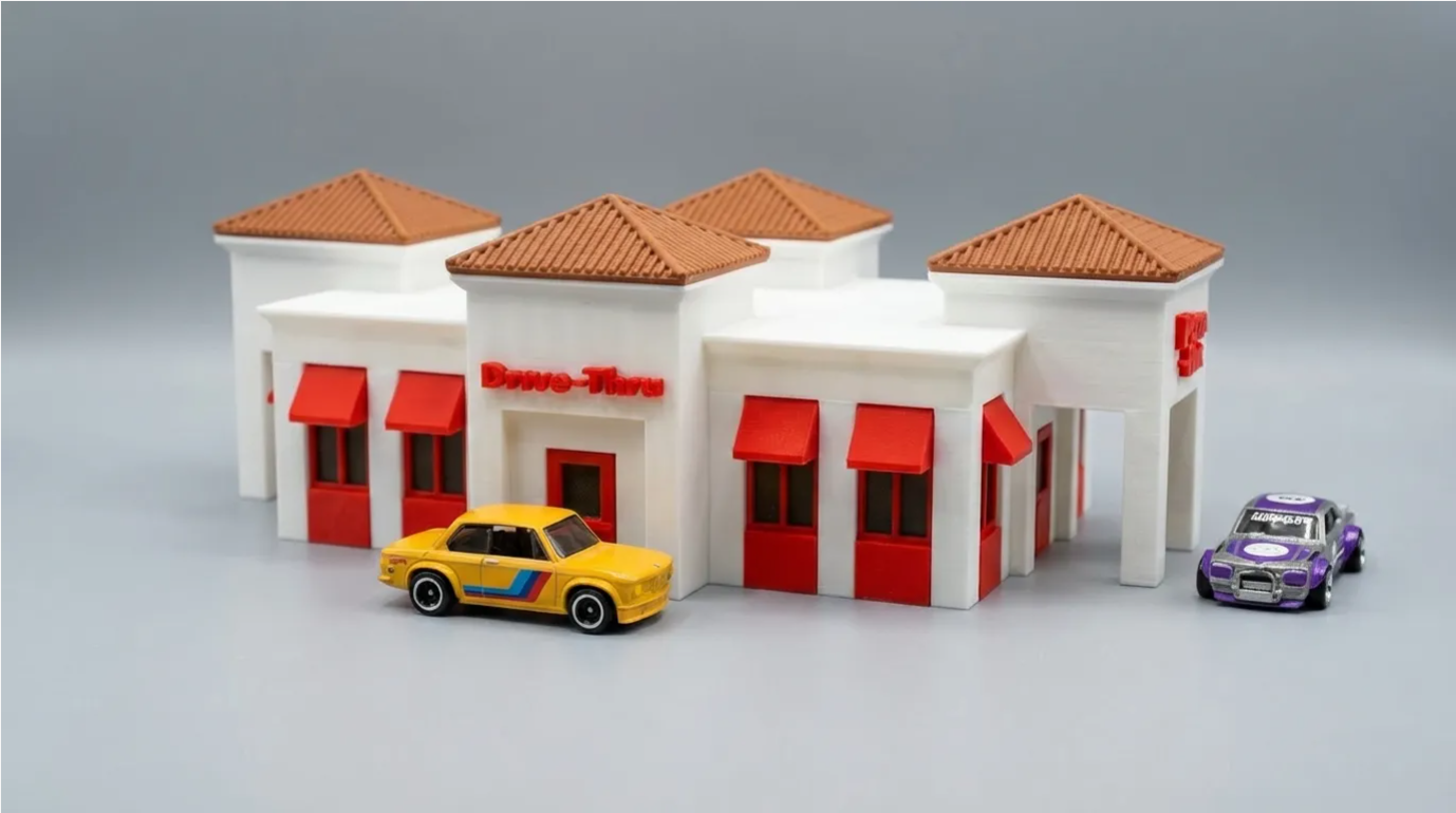 1:64 Take Out Burger Diorama — thumbnail 3