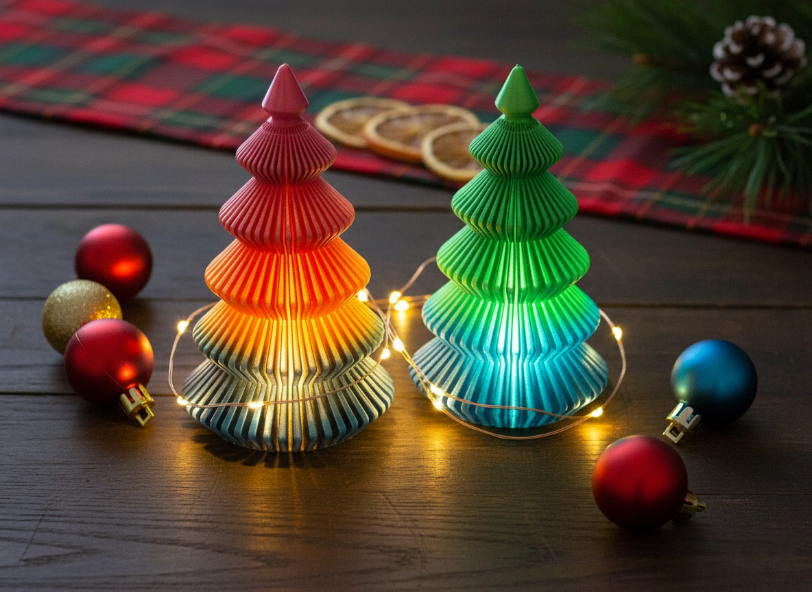 Mathematical Christmas Tree - LED Tea Light