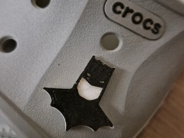 Batman Cowl Charm for Crocs