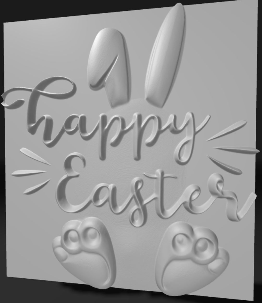 Happy easter sign