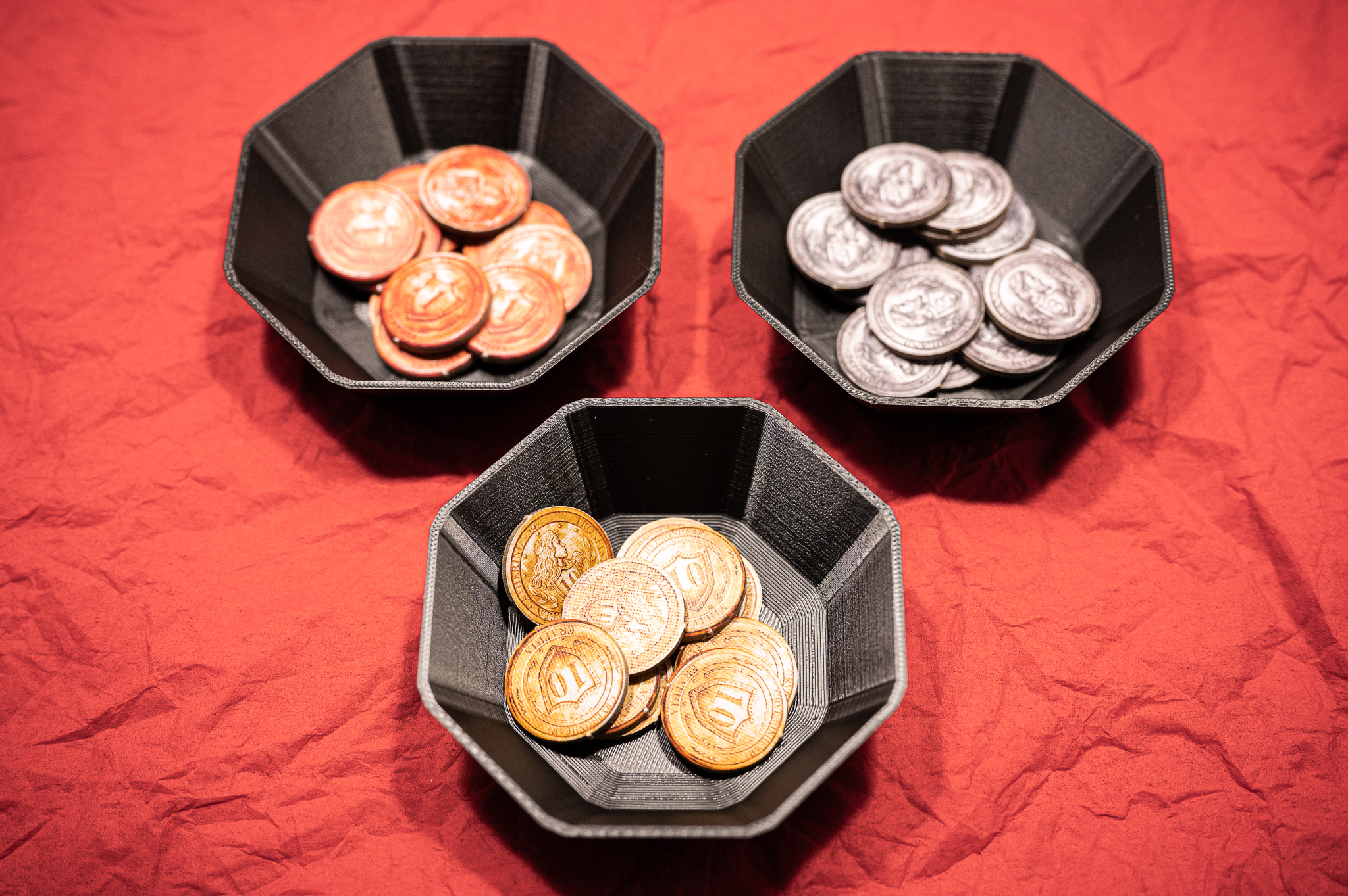 Miniatura 4 do modelo 3D Board game stackable token tray (3 sizes)