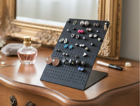 Earring Stand a compact jewelry organizer