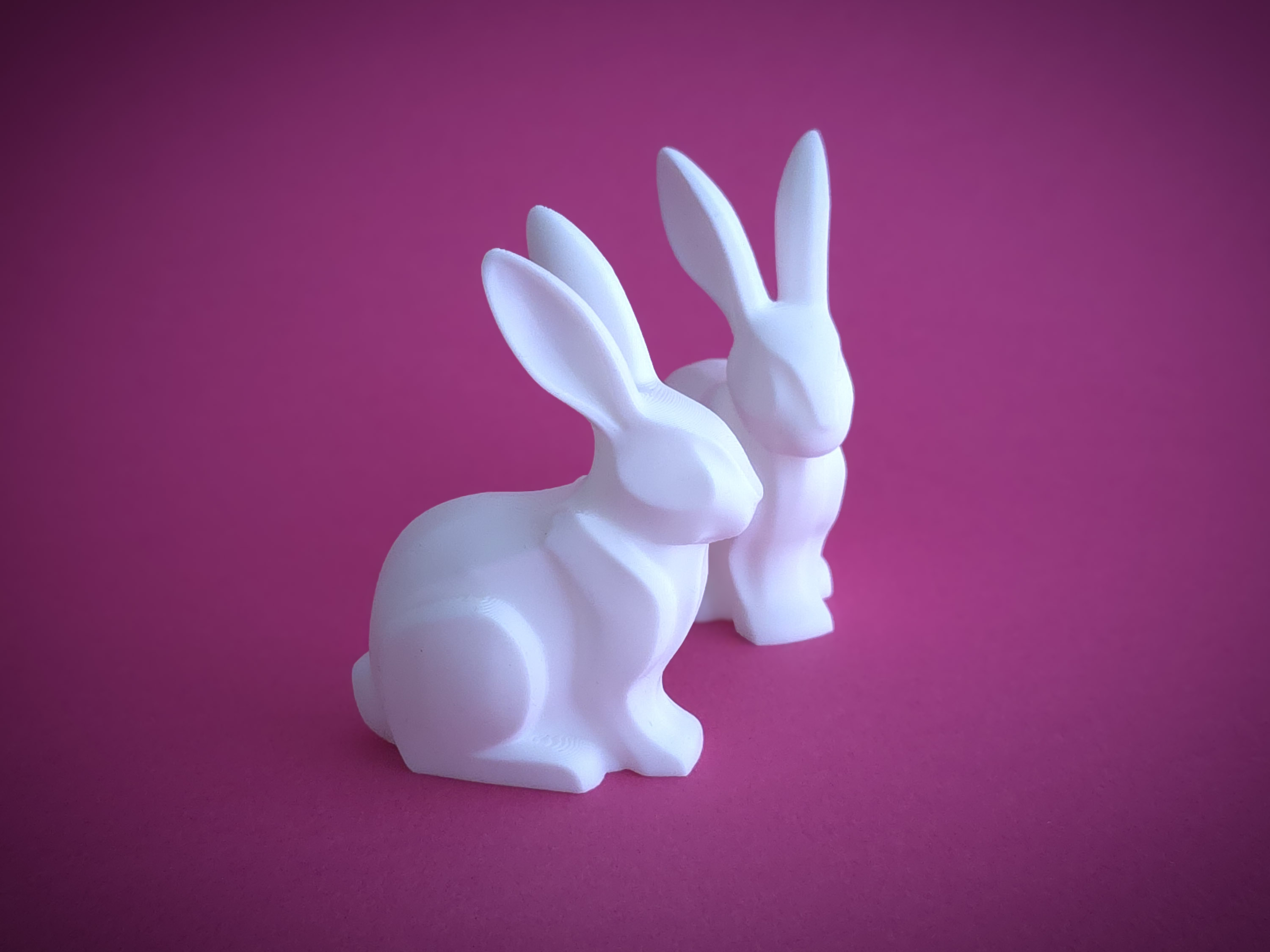 Modern Bunny Figurine 3D model