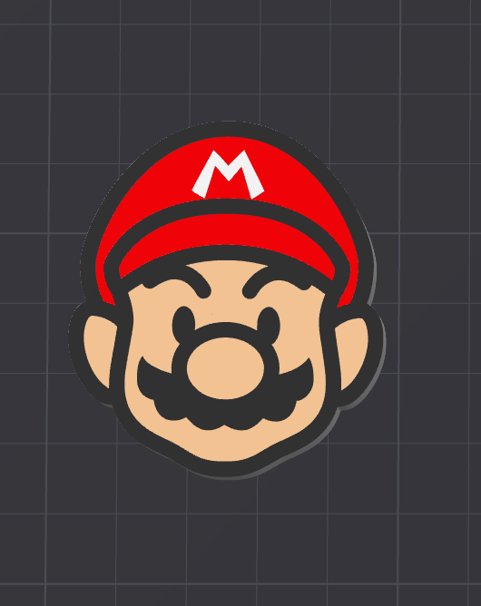 Super Mario Head Fidget Clicker Toy