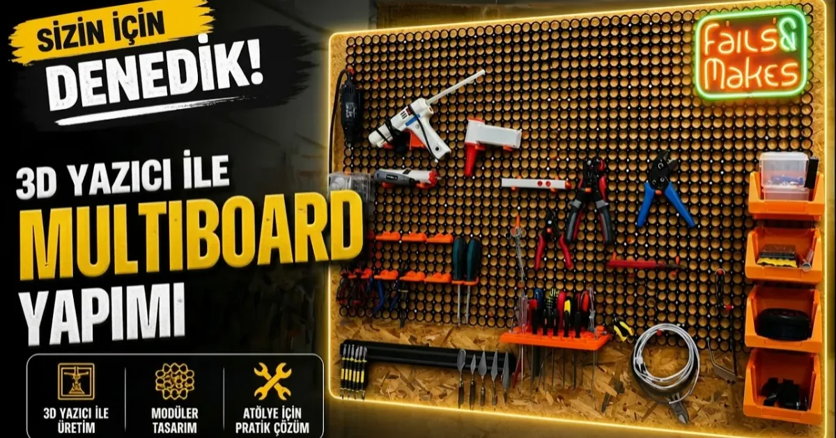 Parametric Bin Holder for MultiBoard / MultiBoard iÃ§in Parametrik Kutu Tutucu